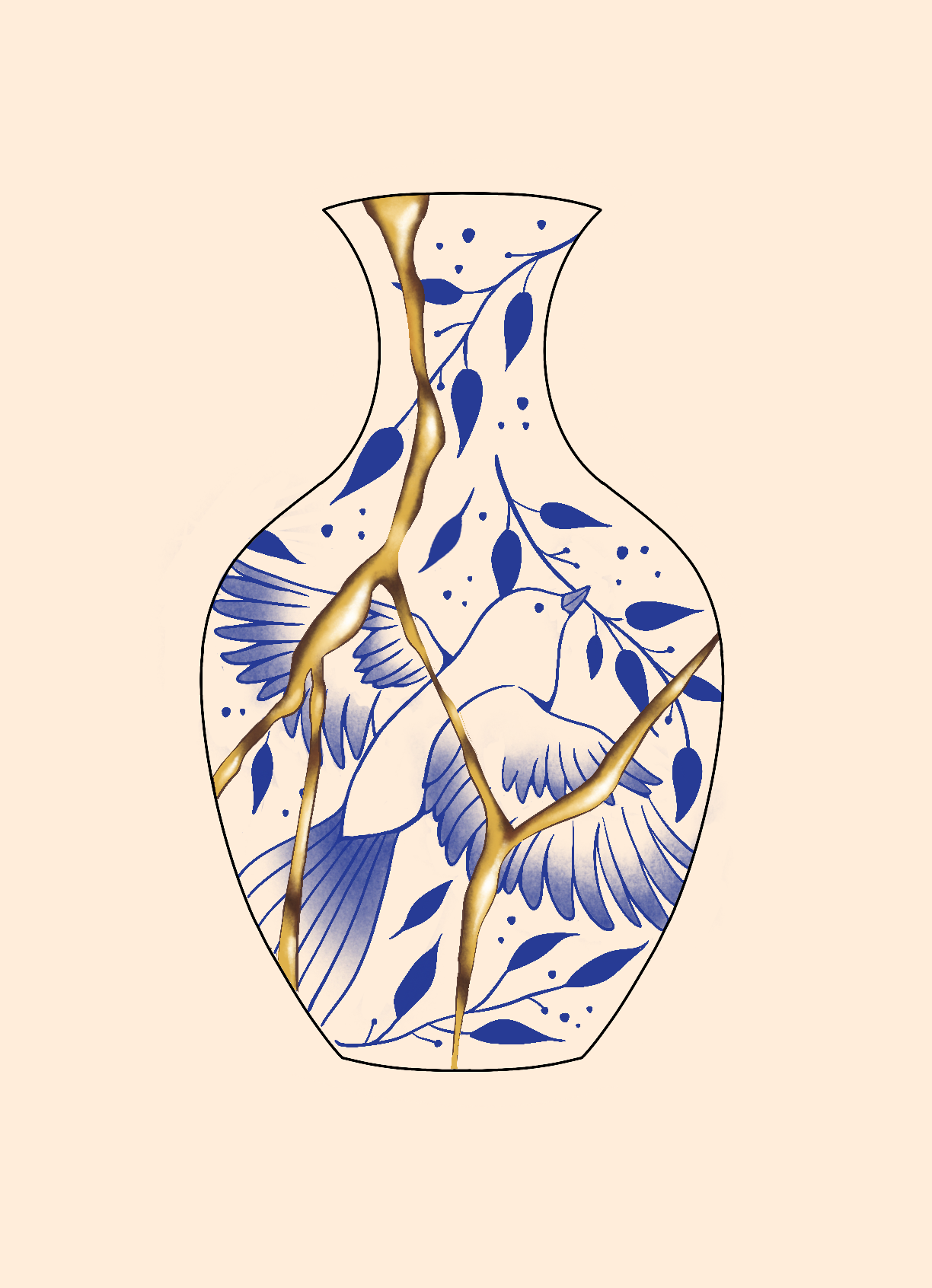 Kintsugi 1, flash de tatuagem